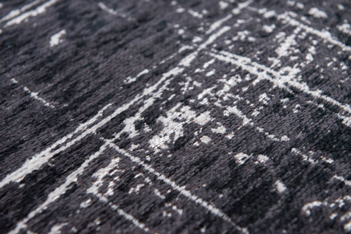 Ковер черно-белый White On Black Бельгия ☞ Размер: 230 x 330 см