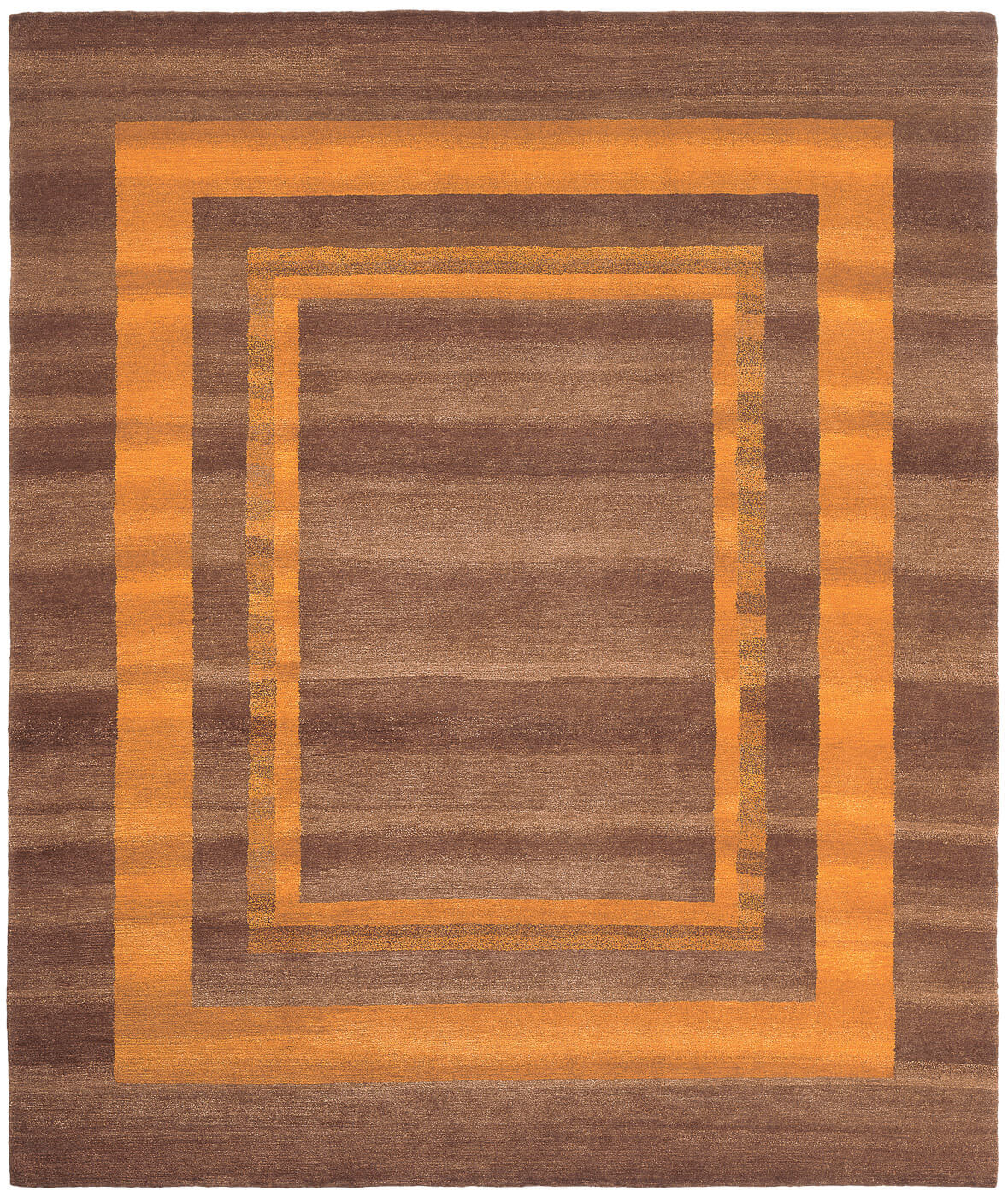 Килим Gamba Triple Border Brown Orange