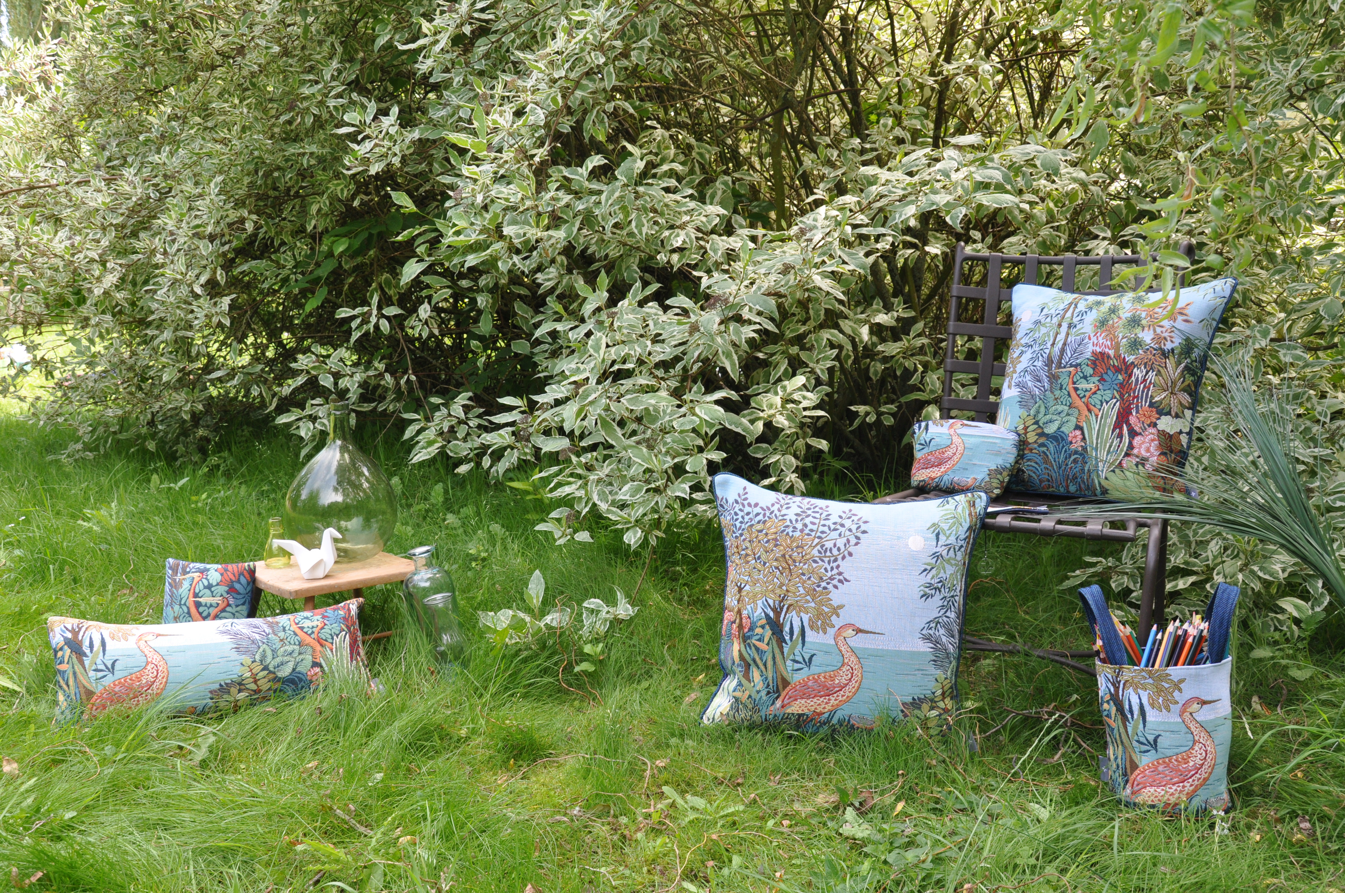 Гобелен The Heron in Nature, Anne Leurent