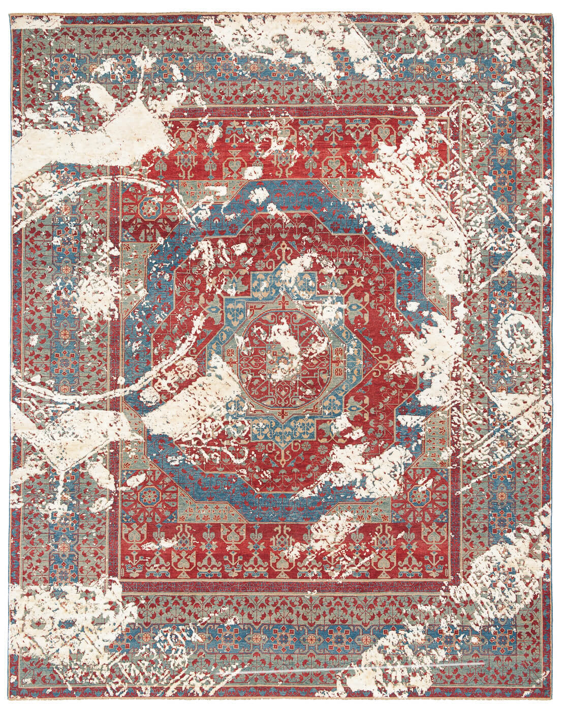 Килим ексклюзивний Mamluk Malena Red Undyed Silk | Розмір: 300 x 400 см