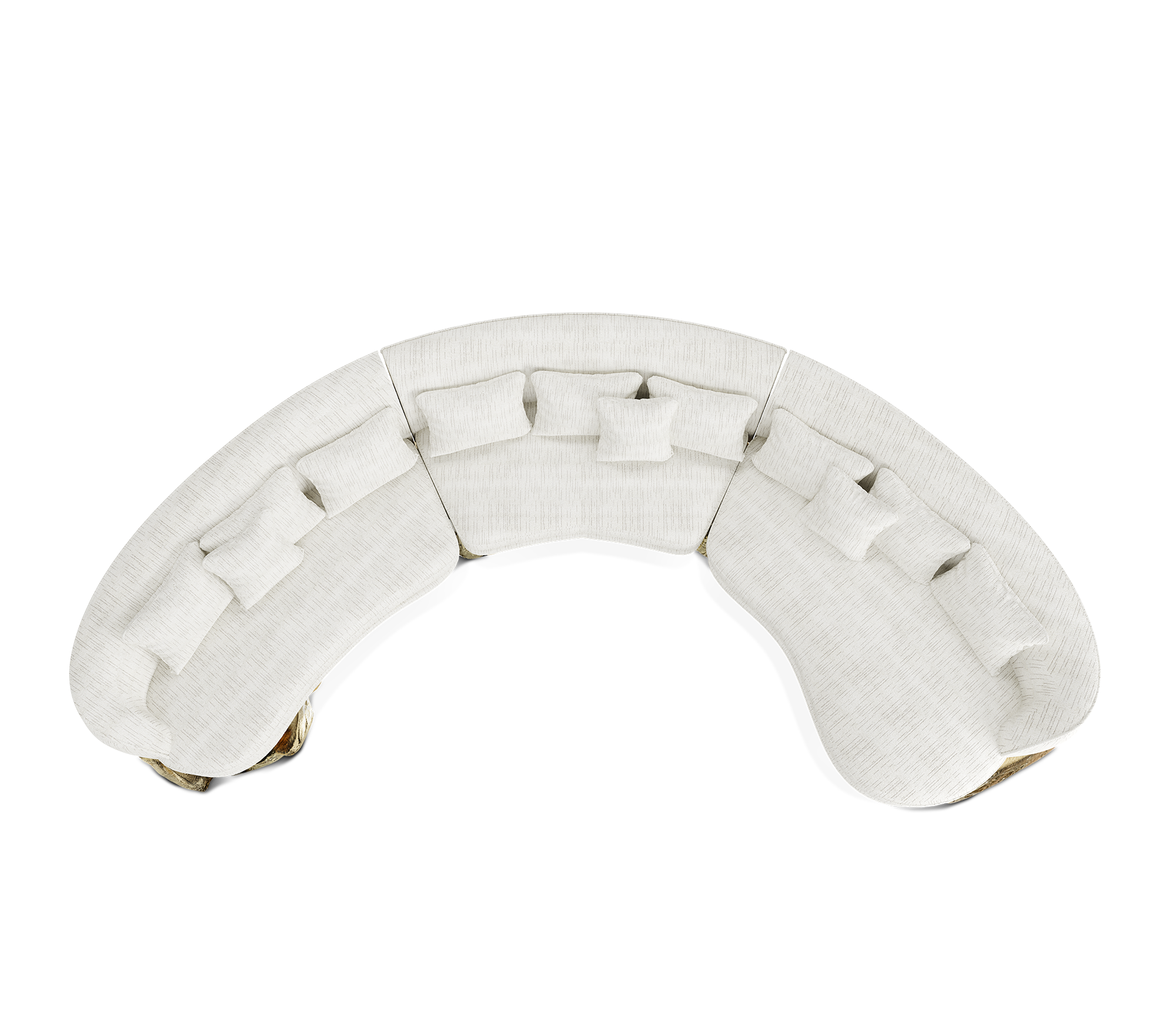 Диван Angora White Curved