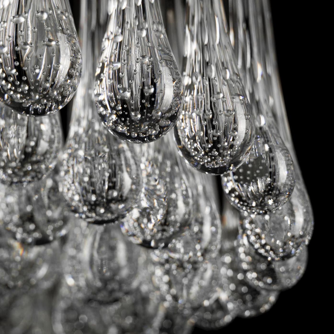 Круглая люстра Bubble Murano