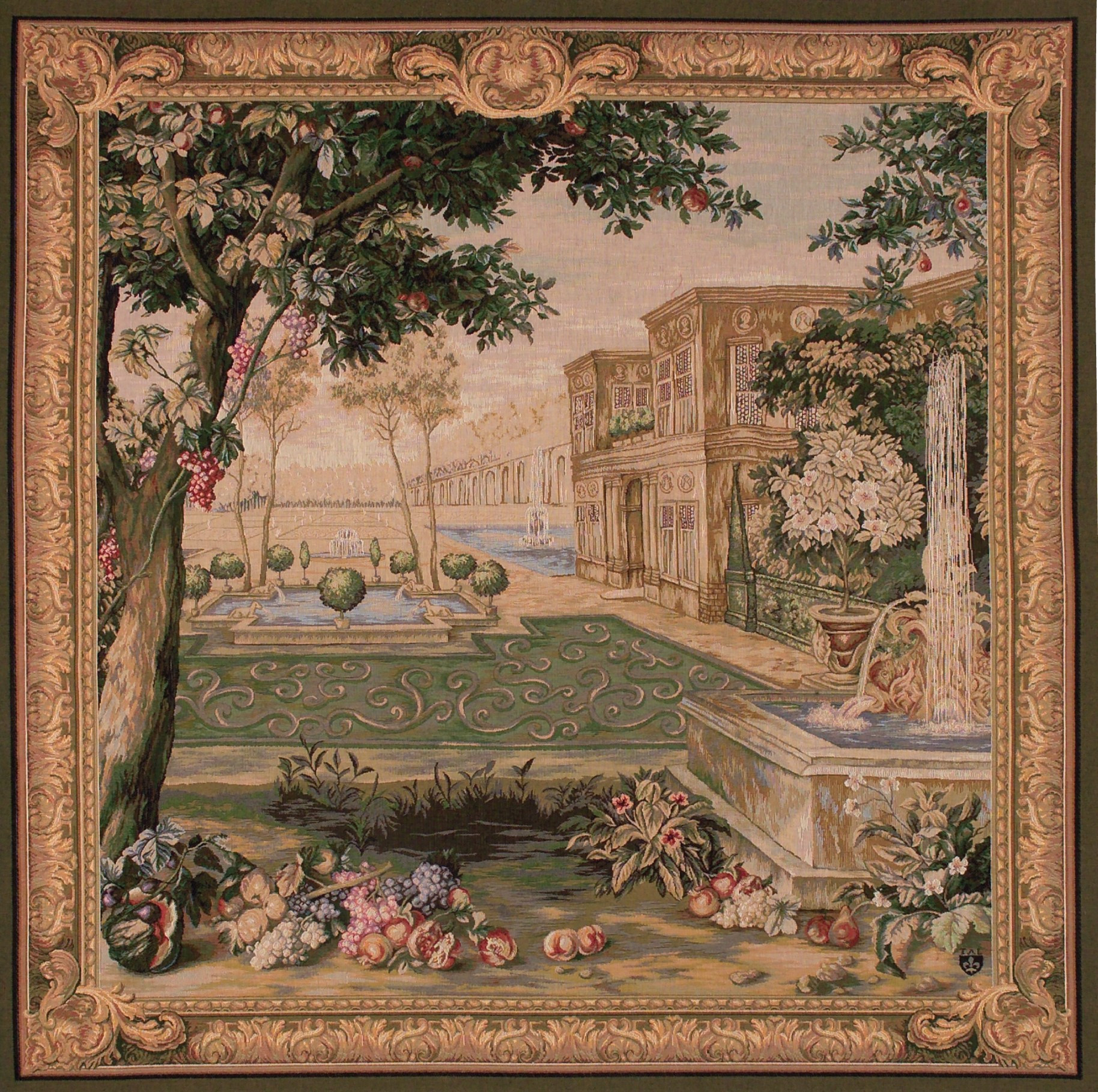 Гобелен Verdure Fountain (Square)