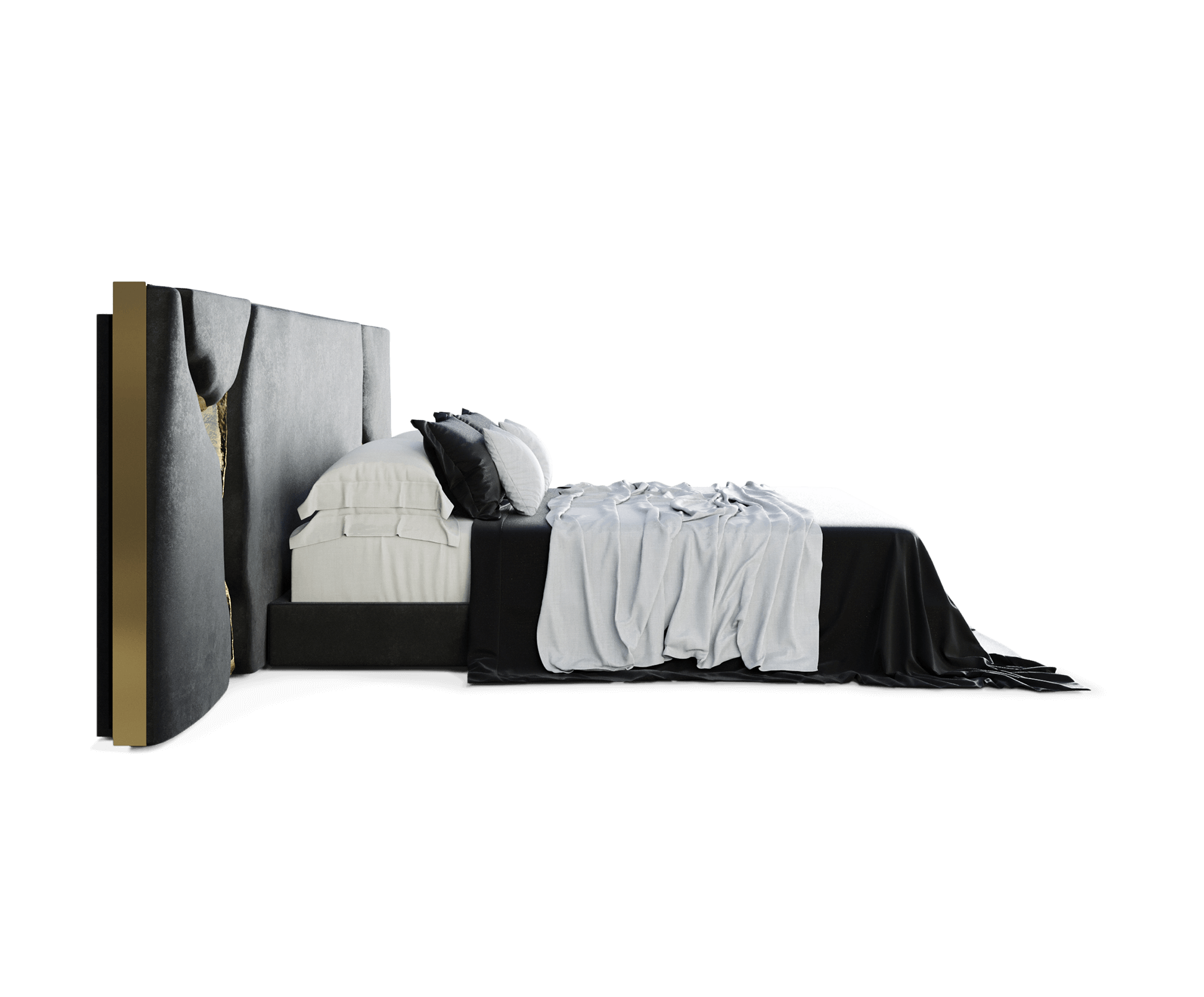 Изголовье Fissure Black
