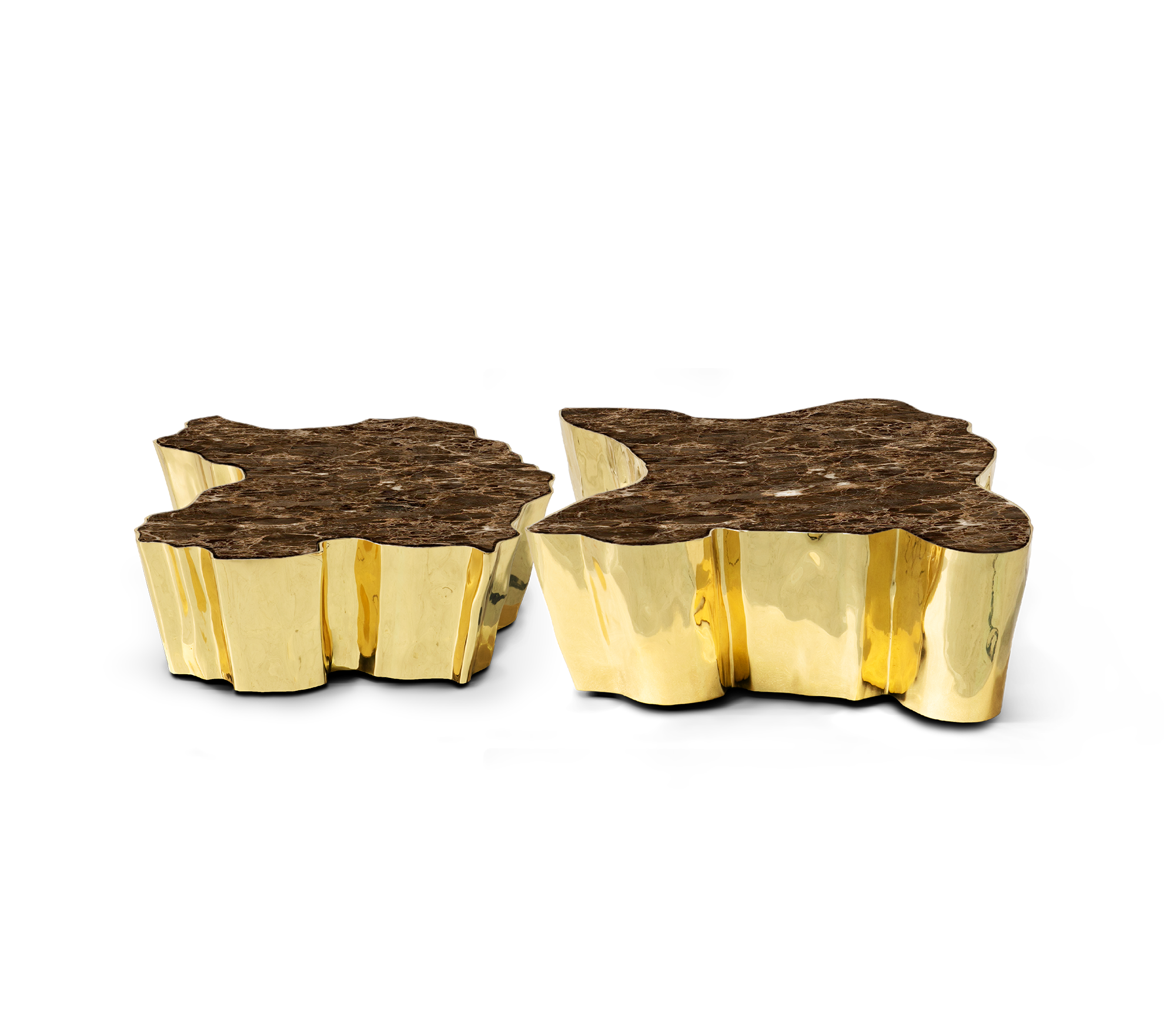Журнальный столик Paradise Brown Stone Table | Размер: Ш 138 x Г 95 x В 36 см