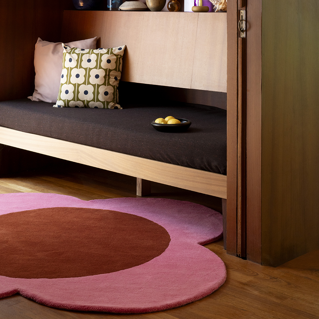Килим Flower Spot Pink/Red 158400 | Розмір: Ø 150 см