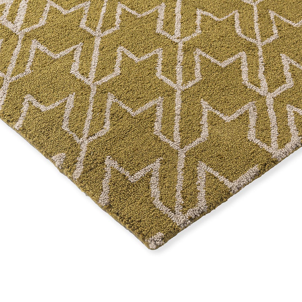 Вуличний килим TB Houndstooth Mustard 455706 | Розмір: 250 x 350 см