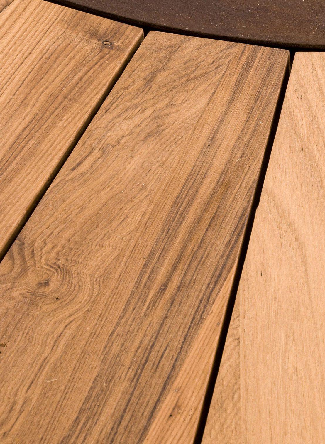 Круглый уличный камин Италия Zero Wood