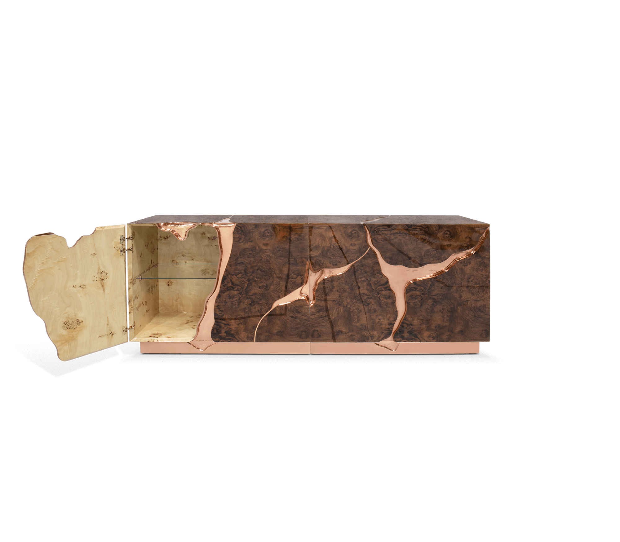 Тумба Fissure Rose Gold