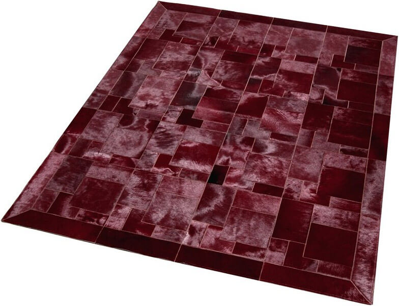 Килим з натуральної шкіри Puzzle ☞ Розмір: 180 x 220 см