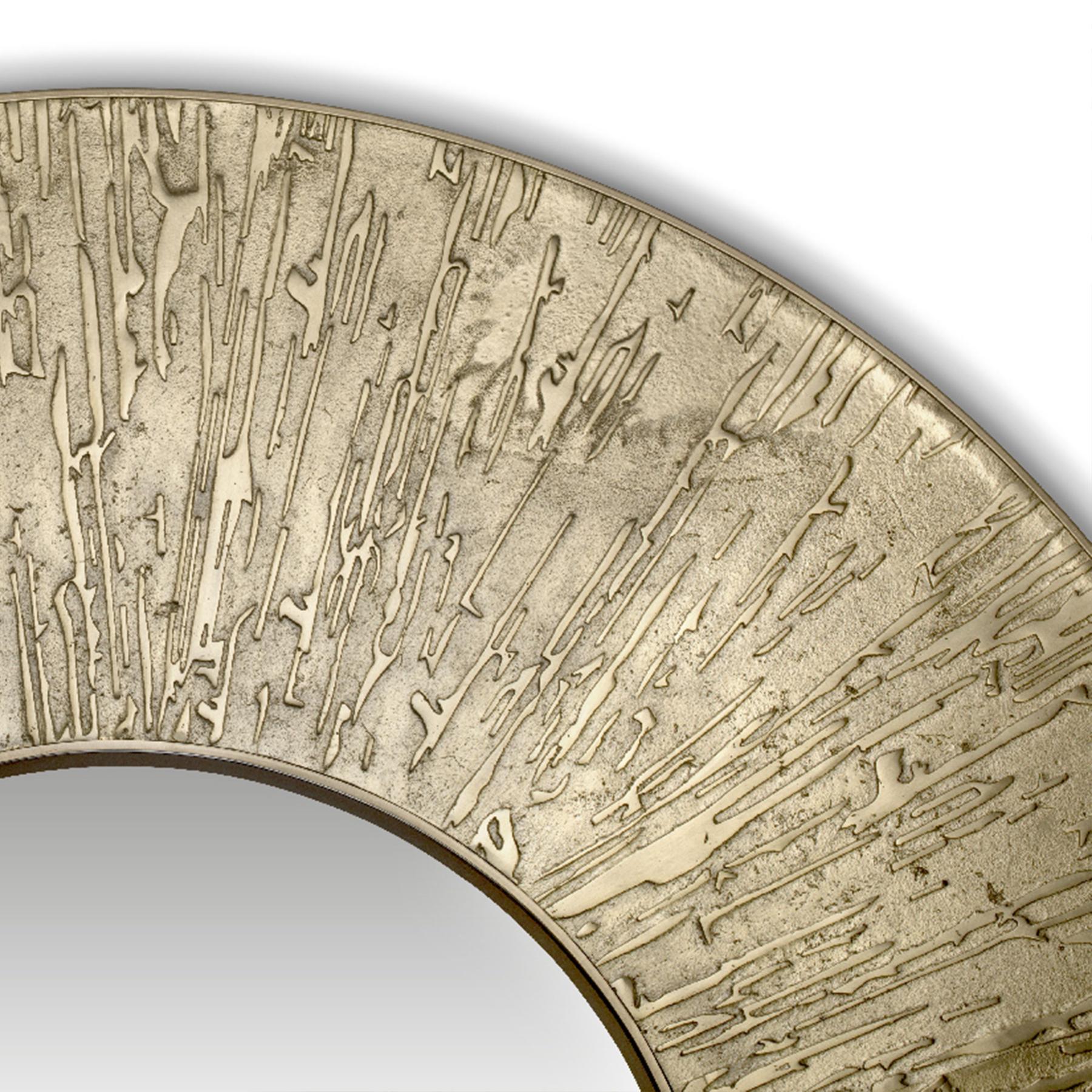 Зеркало Round Brass Accent