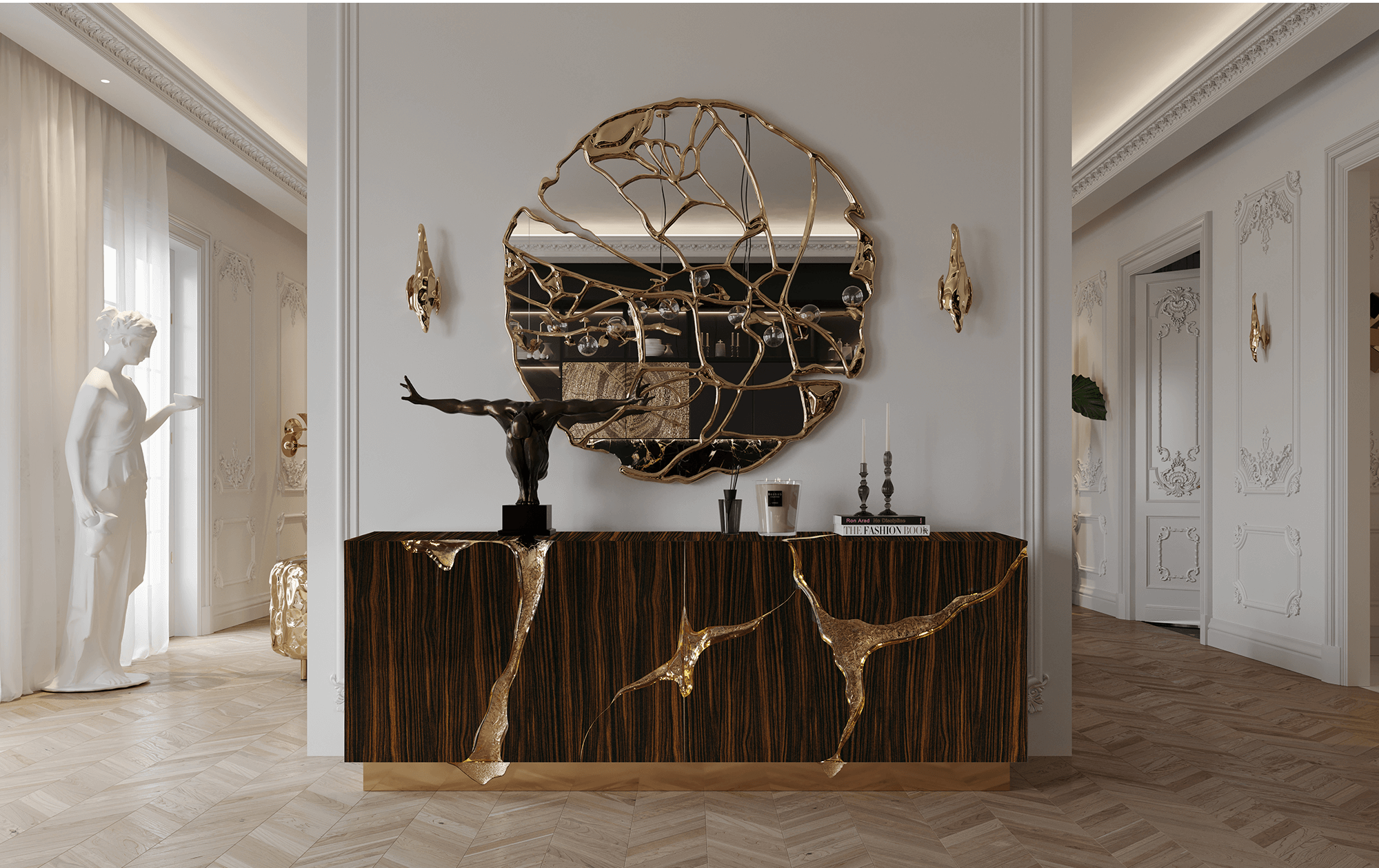 Тумба Brown & Gold Opulent