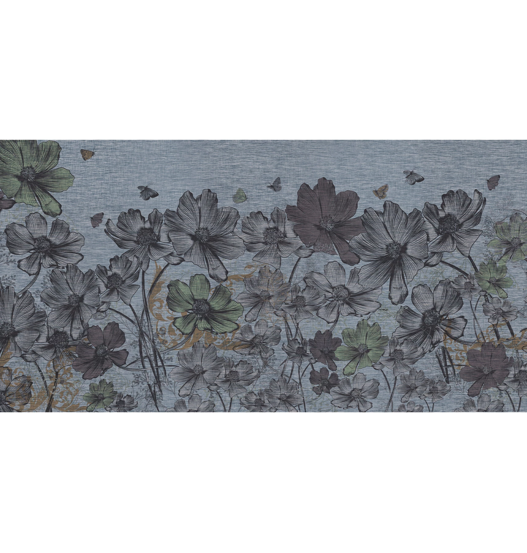 Обои Jeans Flowers