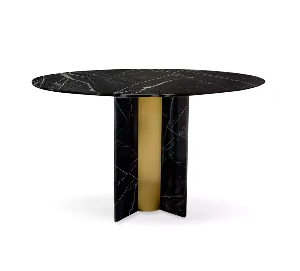 Обідній стіл Parisian Nero Marquina Marble