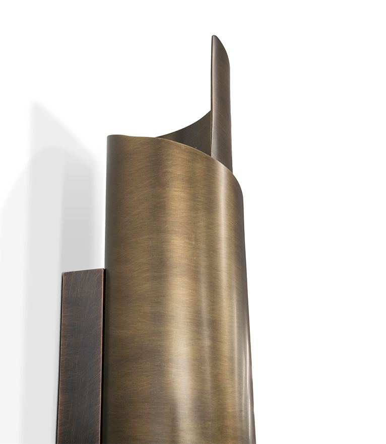 Настенный светильник Aged Brass