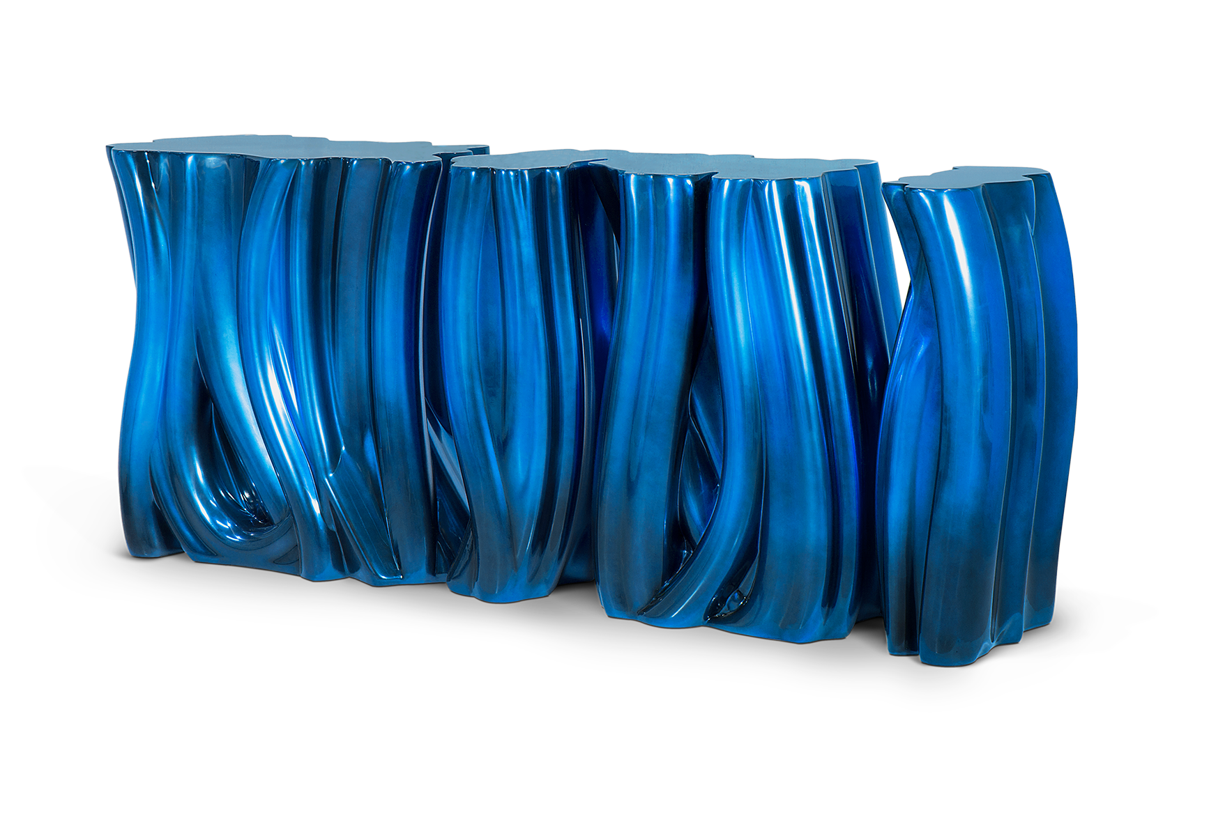 Тумба Monochrome Blue Premium
