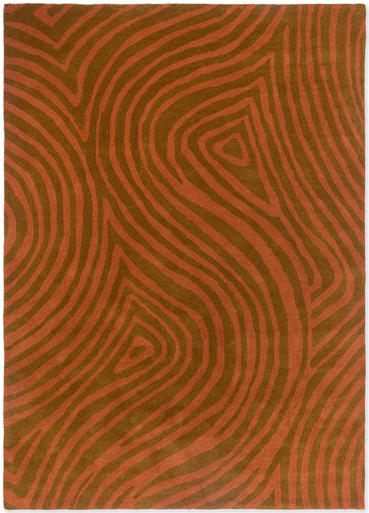 Килим Decor Groove Burnt Orange 097703 | Розмір: 200 x 300 см