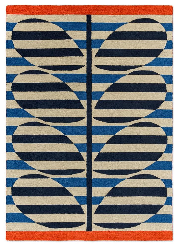 Килим вуличний Striped Branch Azure | Розмір: 250 x 350 см