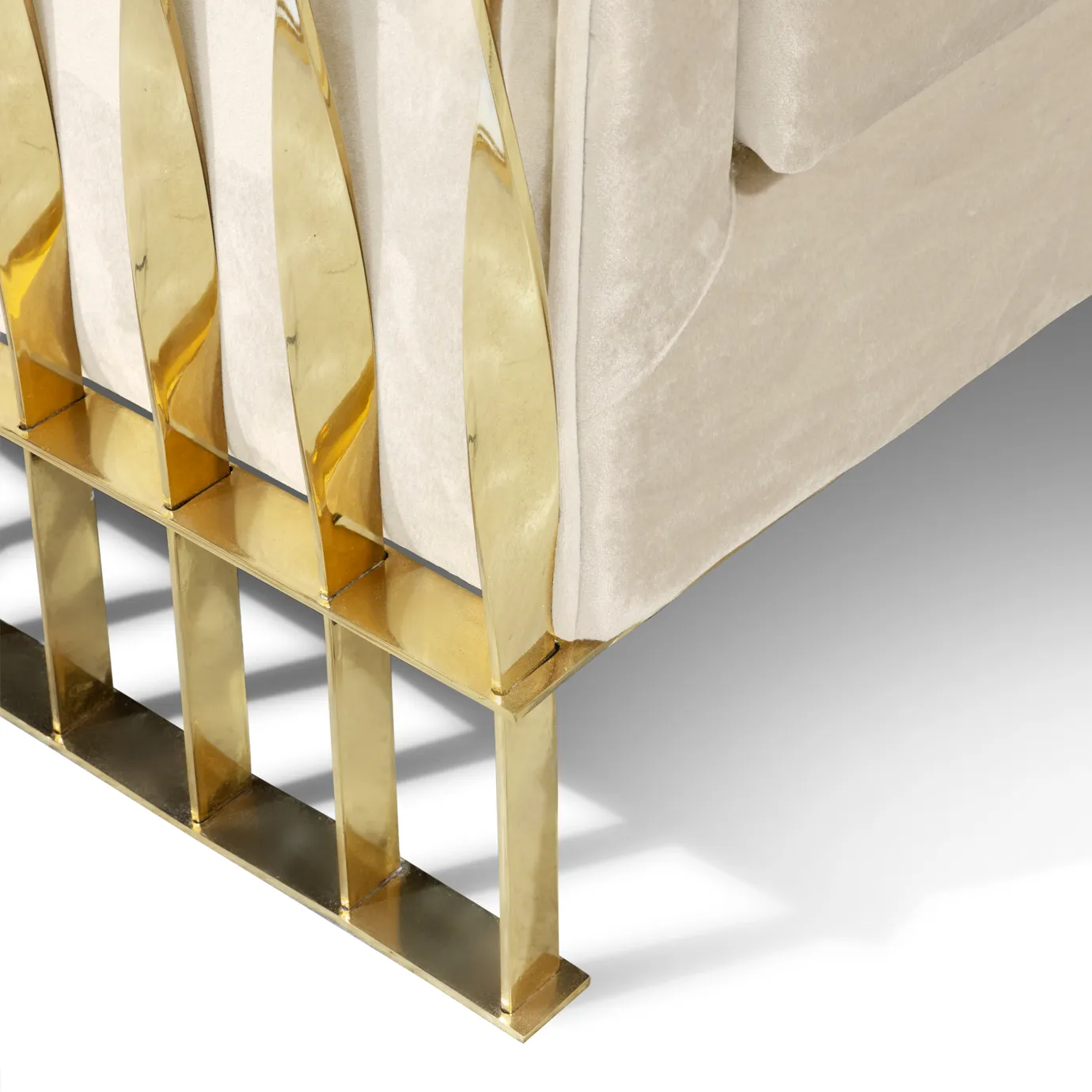 Кресло Solene Polished Brass