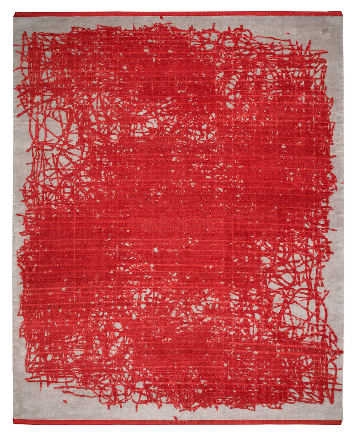 Ковер Grid Enjoy Red ☞ Размер: 500 x 600 см