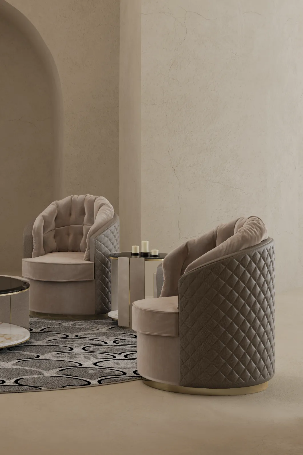 Поворотне крісло Luxe - 8