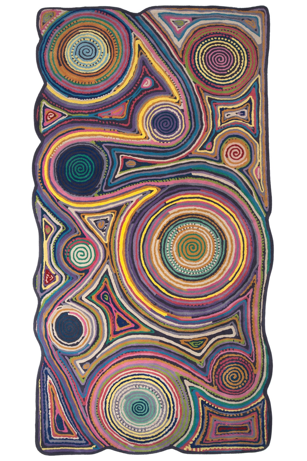 Круглий килим Італія Sushi Multicolor Small