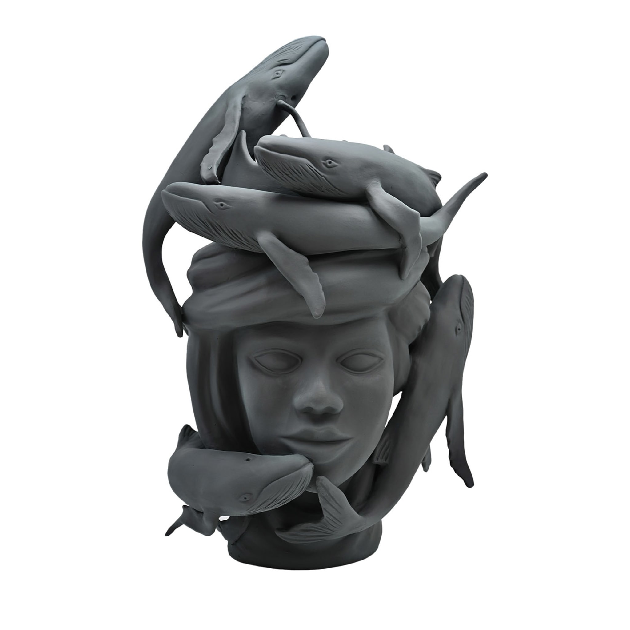 Сіра скульптура Moor's Head
