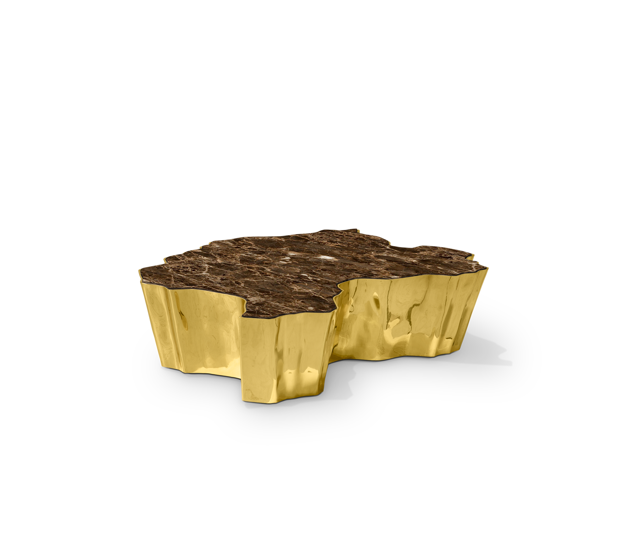 Журнальный столик Paradise Brown Stone Table | Размер: Ш 138 x Г 95 x В 36 см
