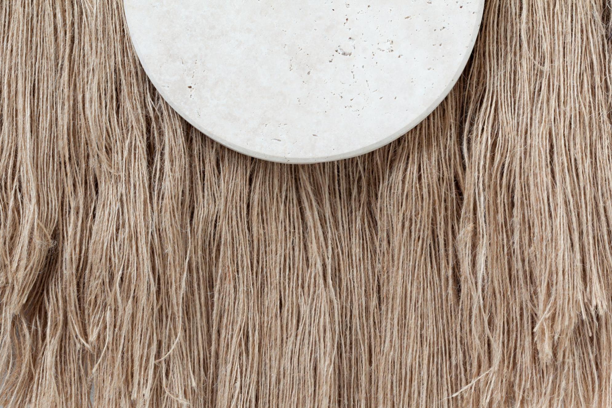 Декоративное настенное зеркало Souk Ecru Linen