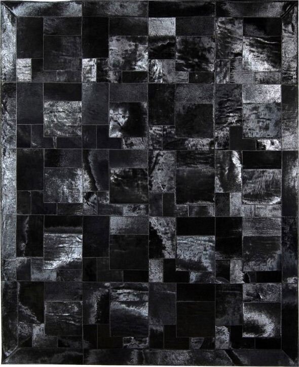 Килим з натуральної шкіри Puzzle ☞ Розмір: 180 x 300 см