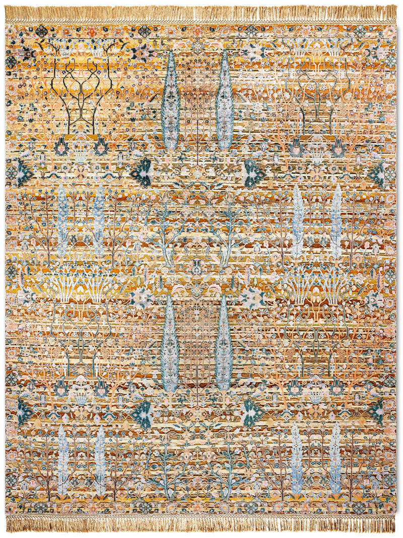 Элегантный ковер Pine Garden Gold | Размер: 250 x 300 см