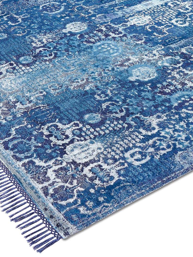 Эксклюзивный ковер ручной работы Woods Blue ☞ Розмір: 122 x 183 см