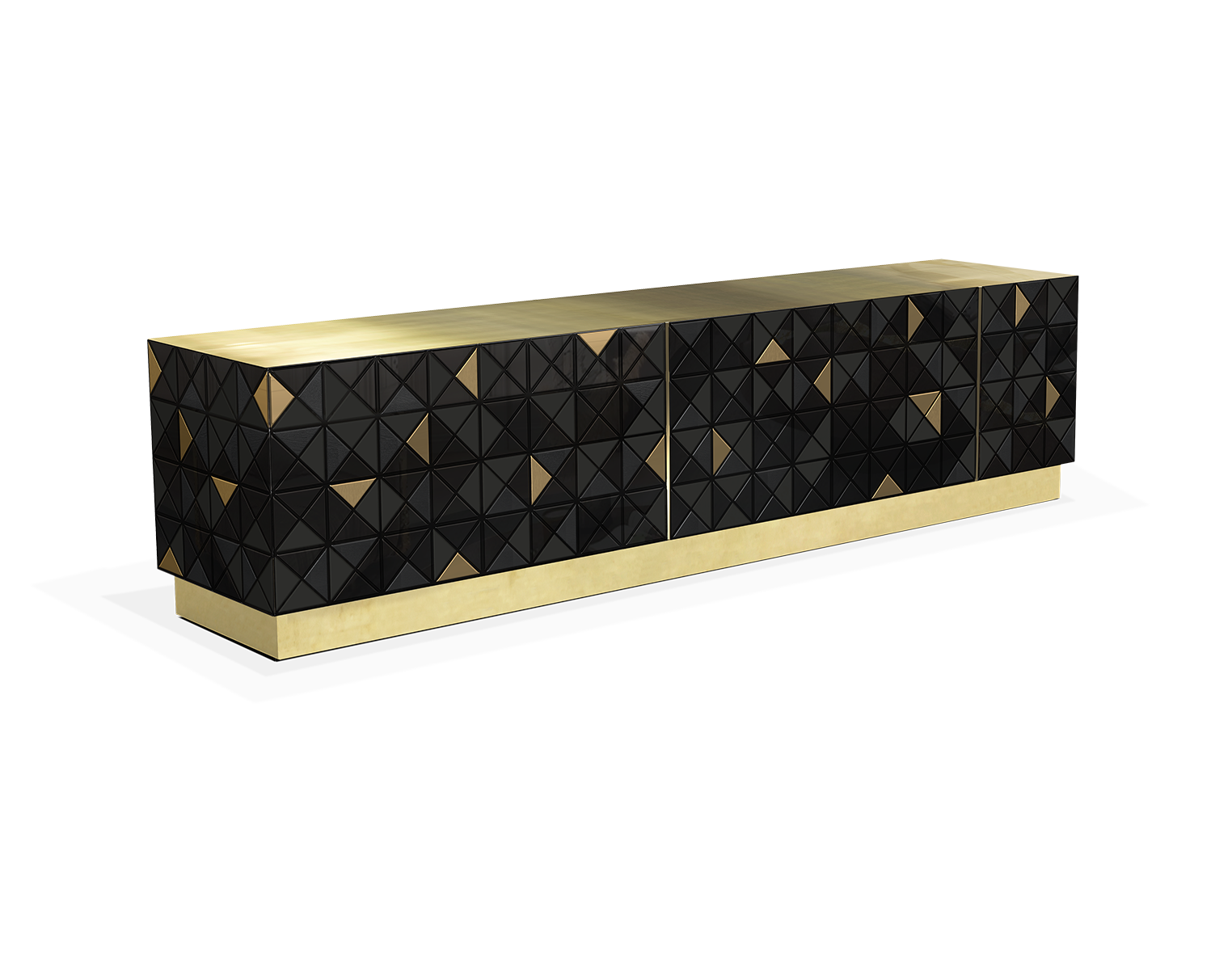ТВ-Тумба Mosaic Black Gold