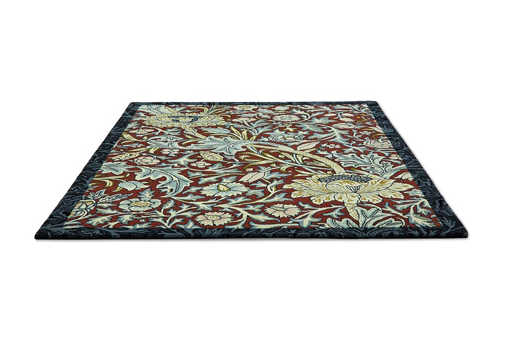 Килим ручної роботи Trent Madder Red / Webb's Blue 127510 | Розмір: 140 x 200 см