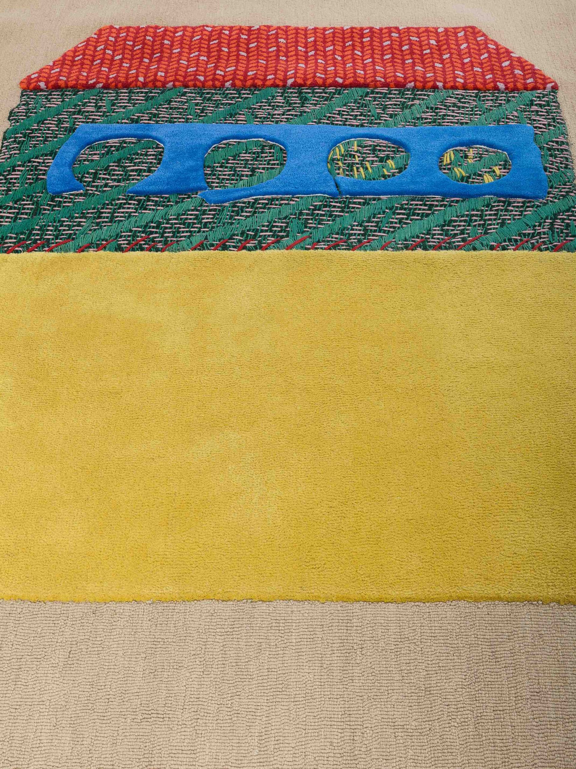 Круглий килим італійський ручної роботи Country House