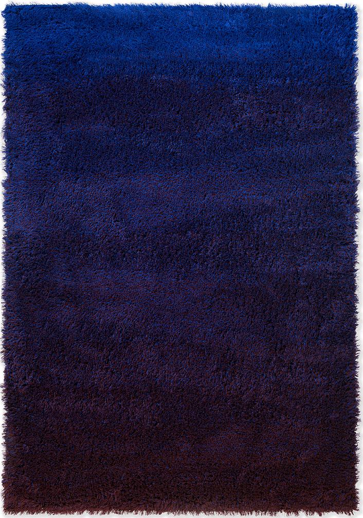 Килим вовняний Shade High Electric Blue / Aubergine | Розмір: 200 x 300 см
