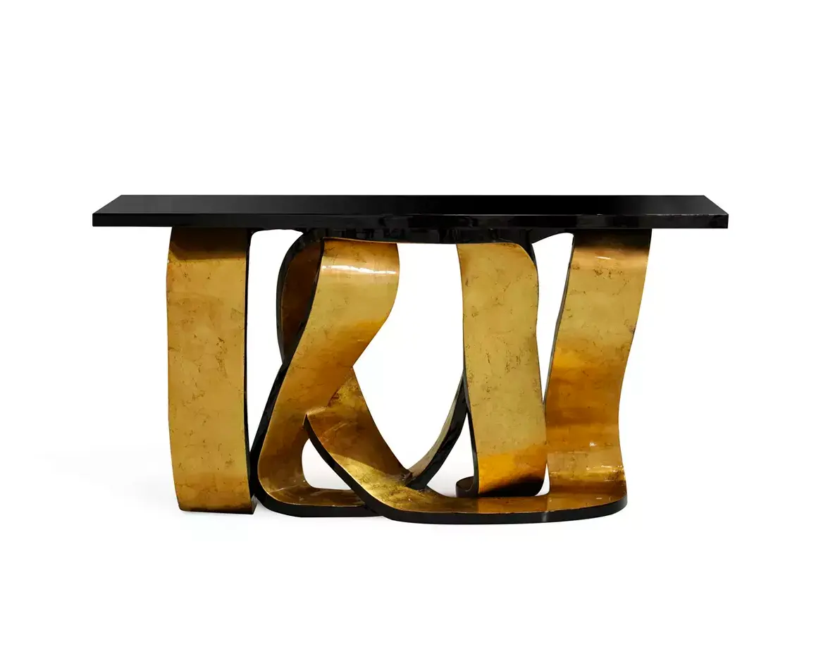 Консоль Ribbon Gold Leaf