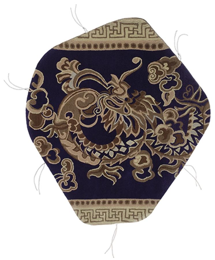 Круглый ковер итальянский ручной работы Geo Art Nepal