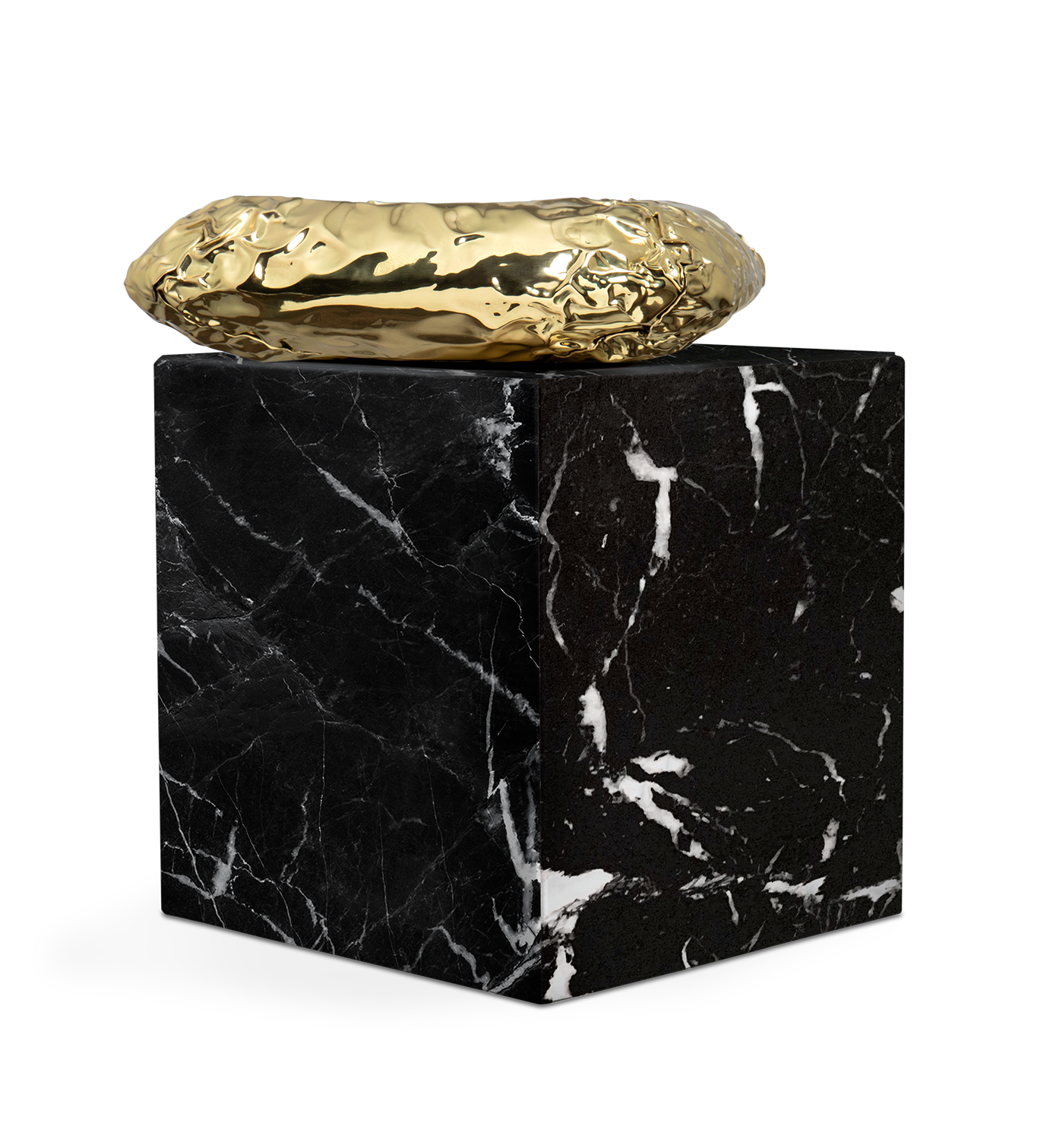 Приставной столик Megalith Nero Marquina