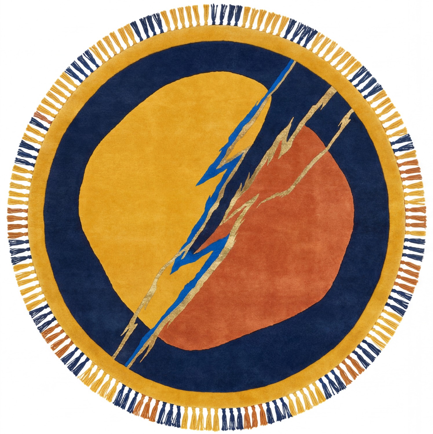 Килим авторський Lightning Crest Gold