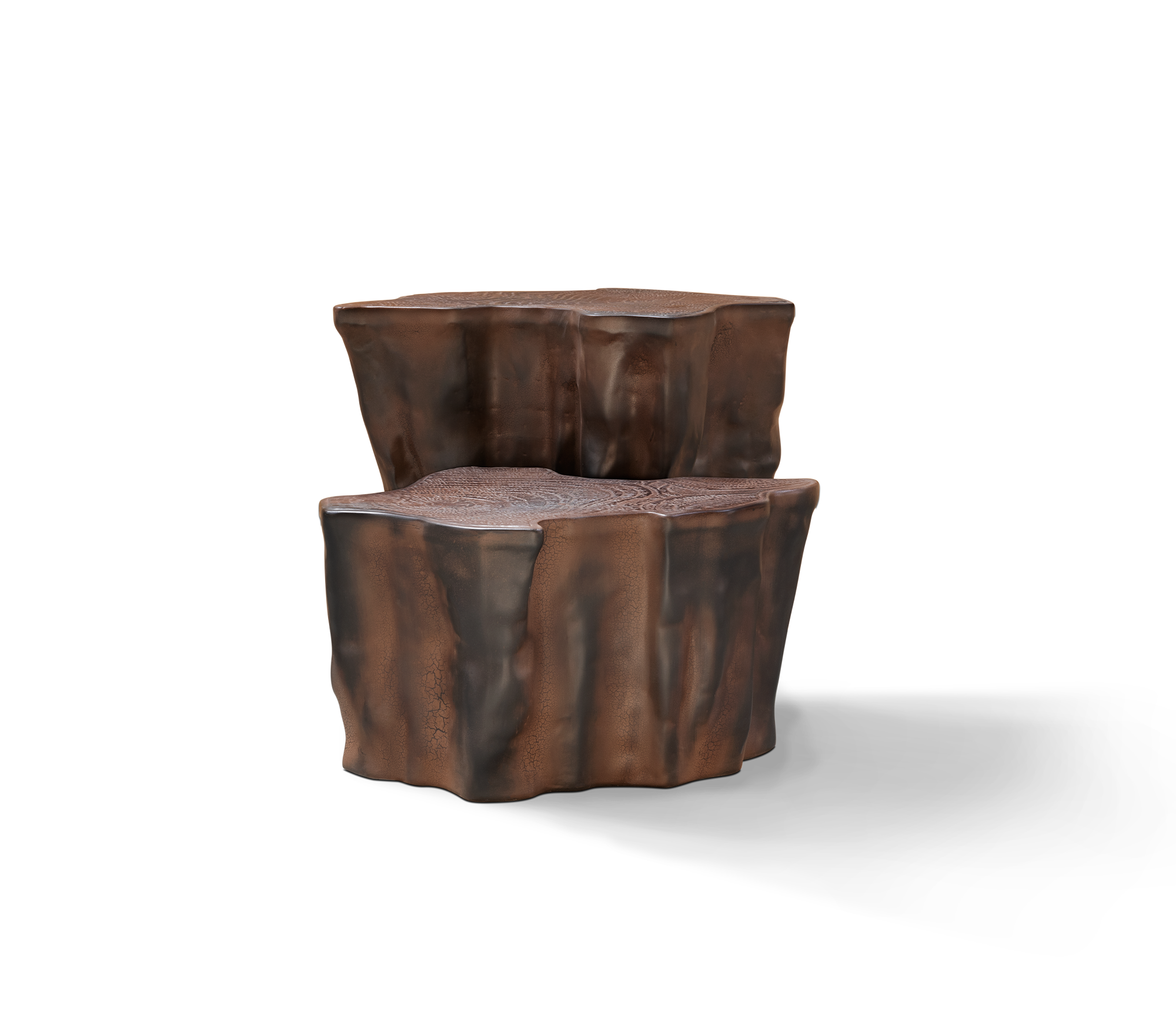 Приставний стіл Horizon Dark Brown Ceramic | Конфігурація: Small