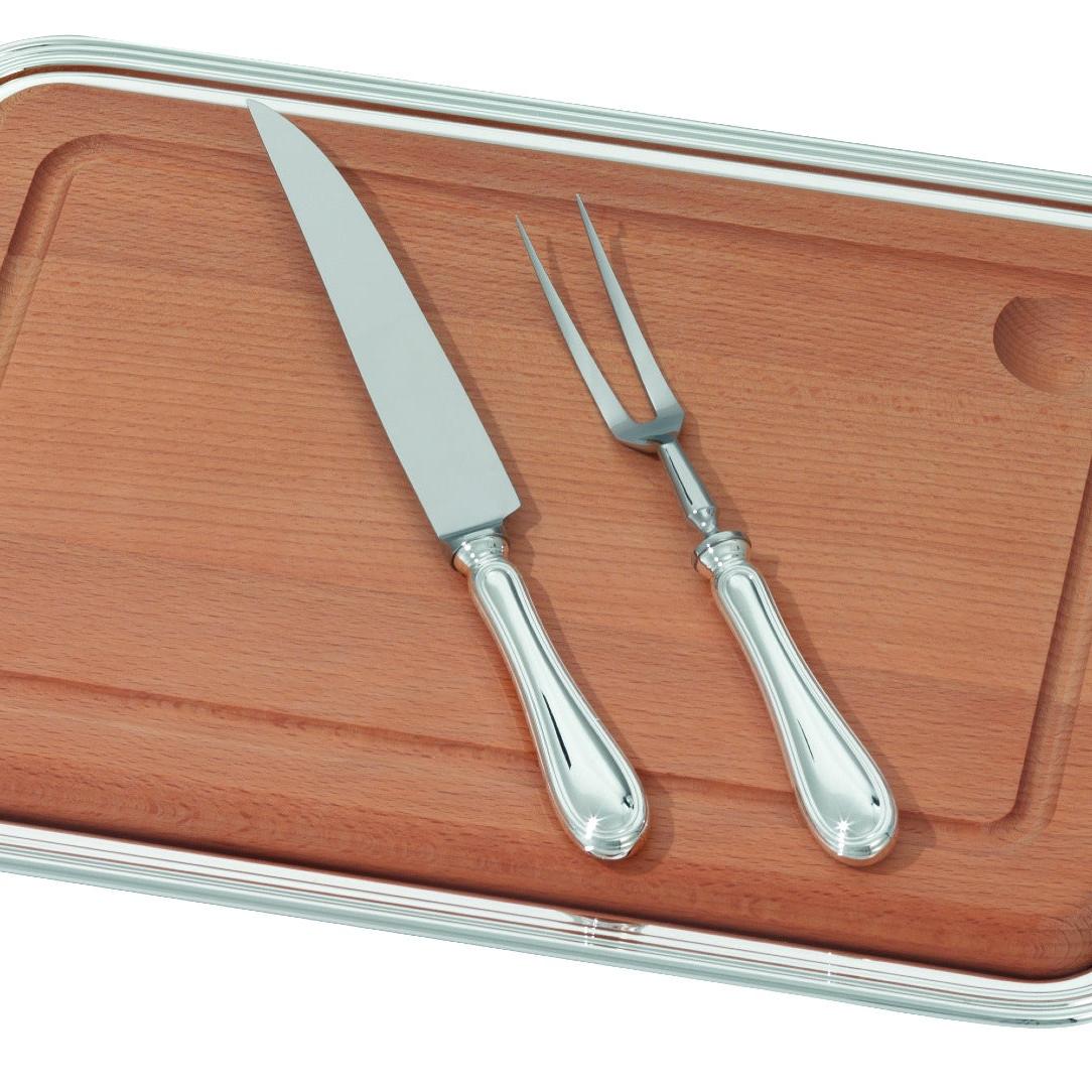 Срібна таця для різання | Конфігурація: Carving Tray