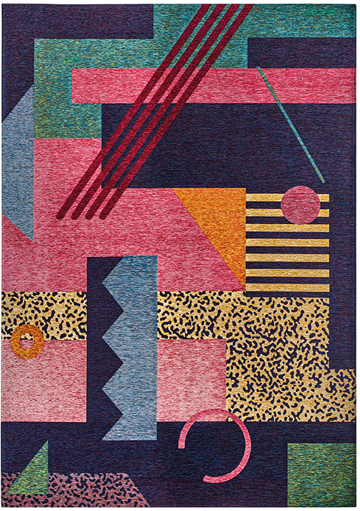 Разноцветный ковер Abstract Multi ☞ Размер: 160 x 235 см