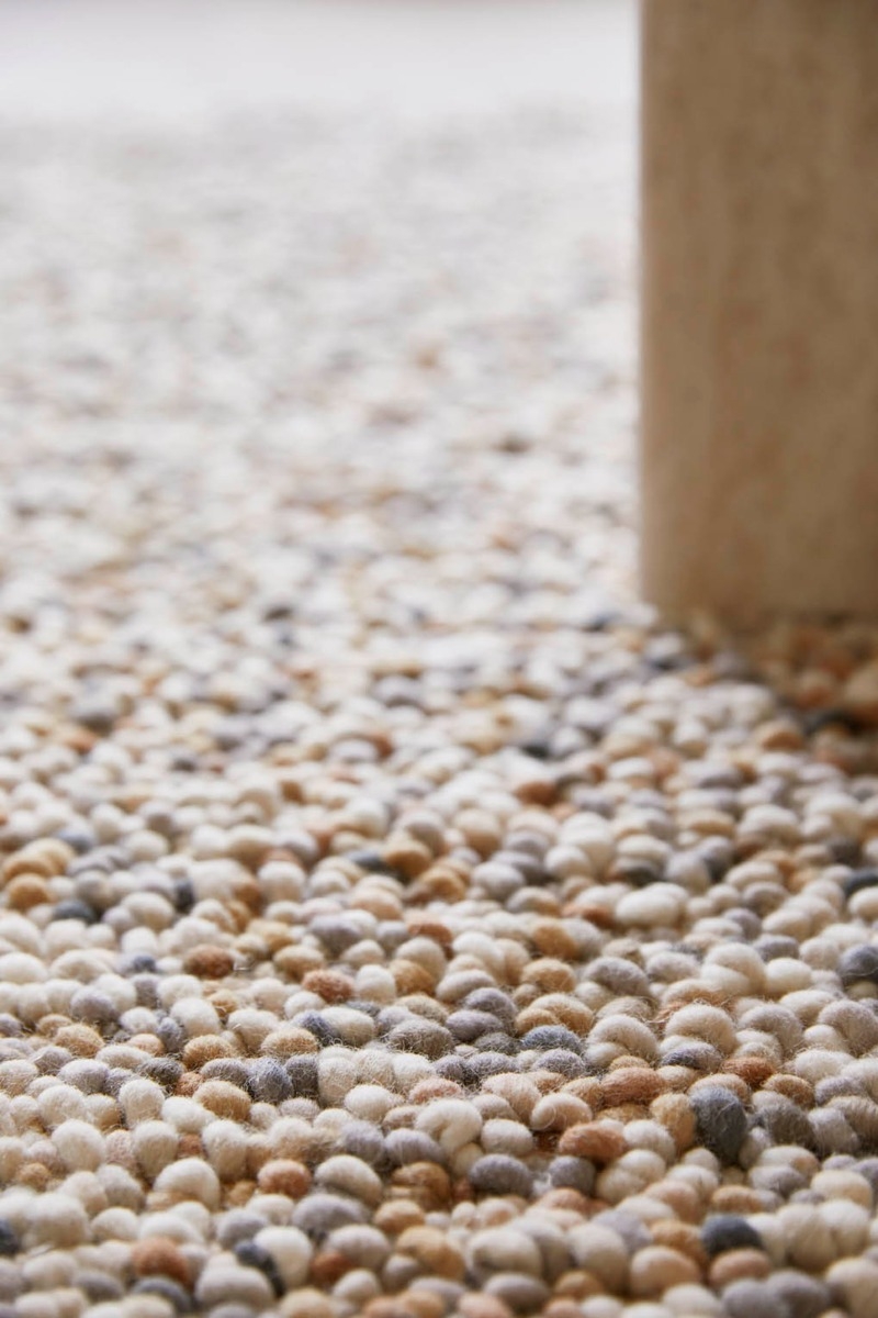Шерстяний тканий килим Pebble Beach