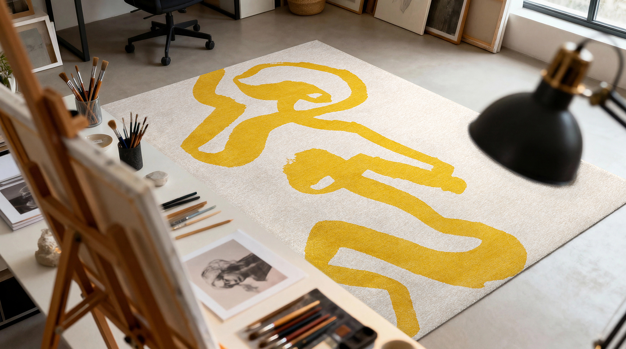 Килим Ribonn Pure Yellow | Розмір: 200 × 280 см
