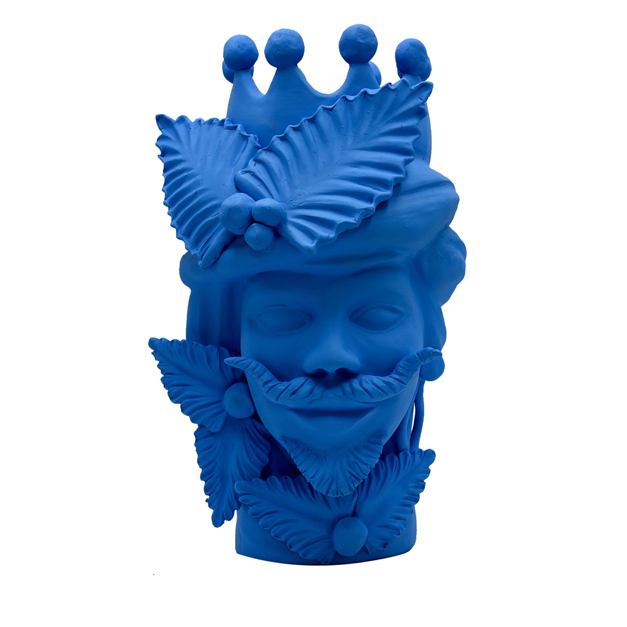 Синя скульптура Moor's Head