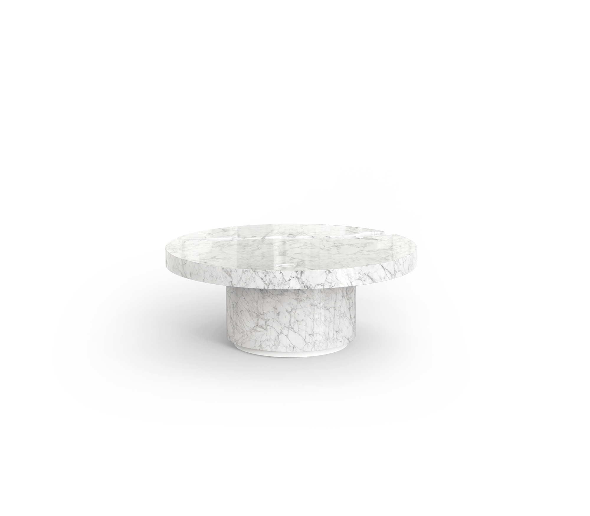 Журнальний столик Dominion Carrara Marble 3-Piece Set