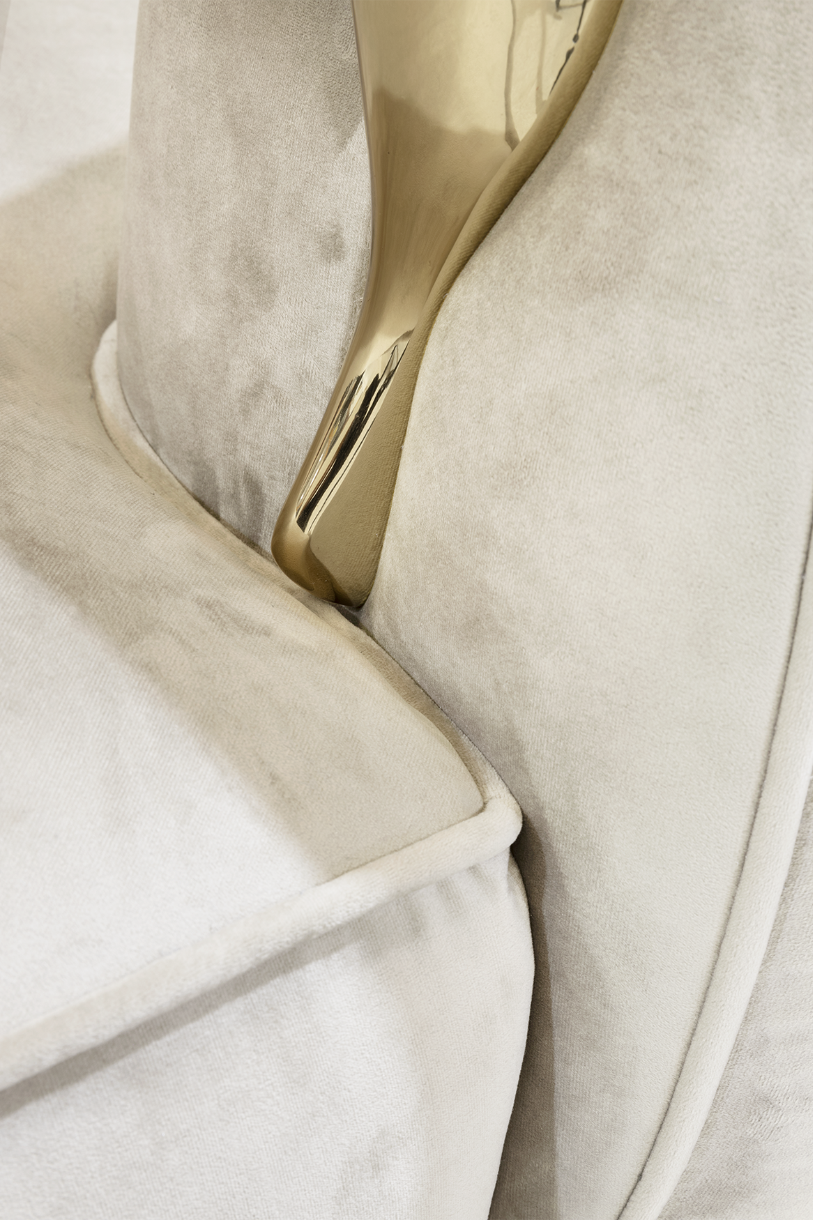 Диван Solara Cream Curved Luxe