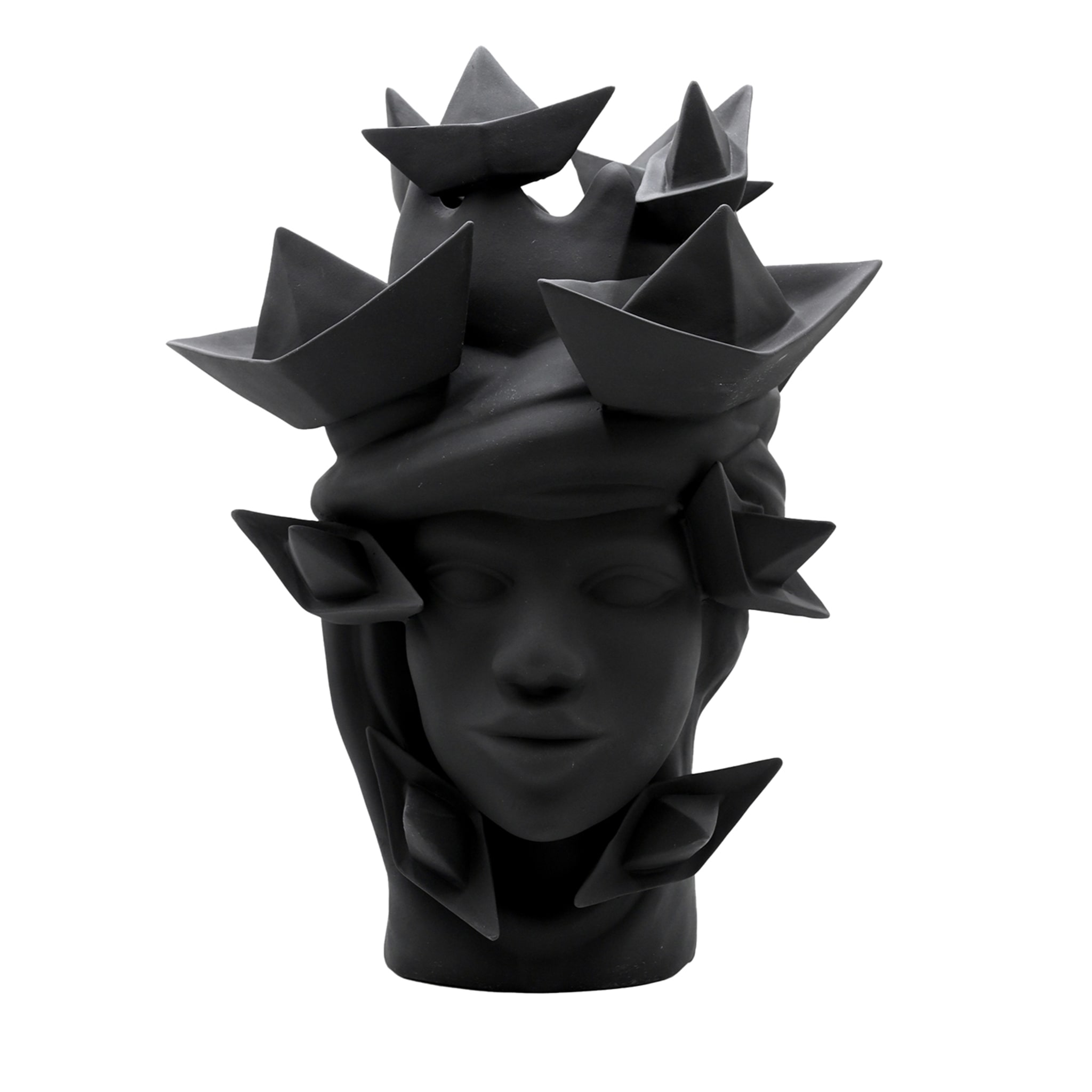 Тёмно-серая скульптура Moor's Head