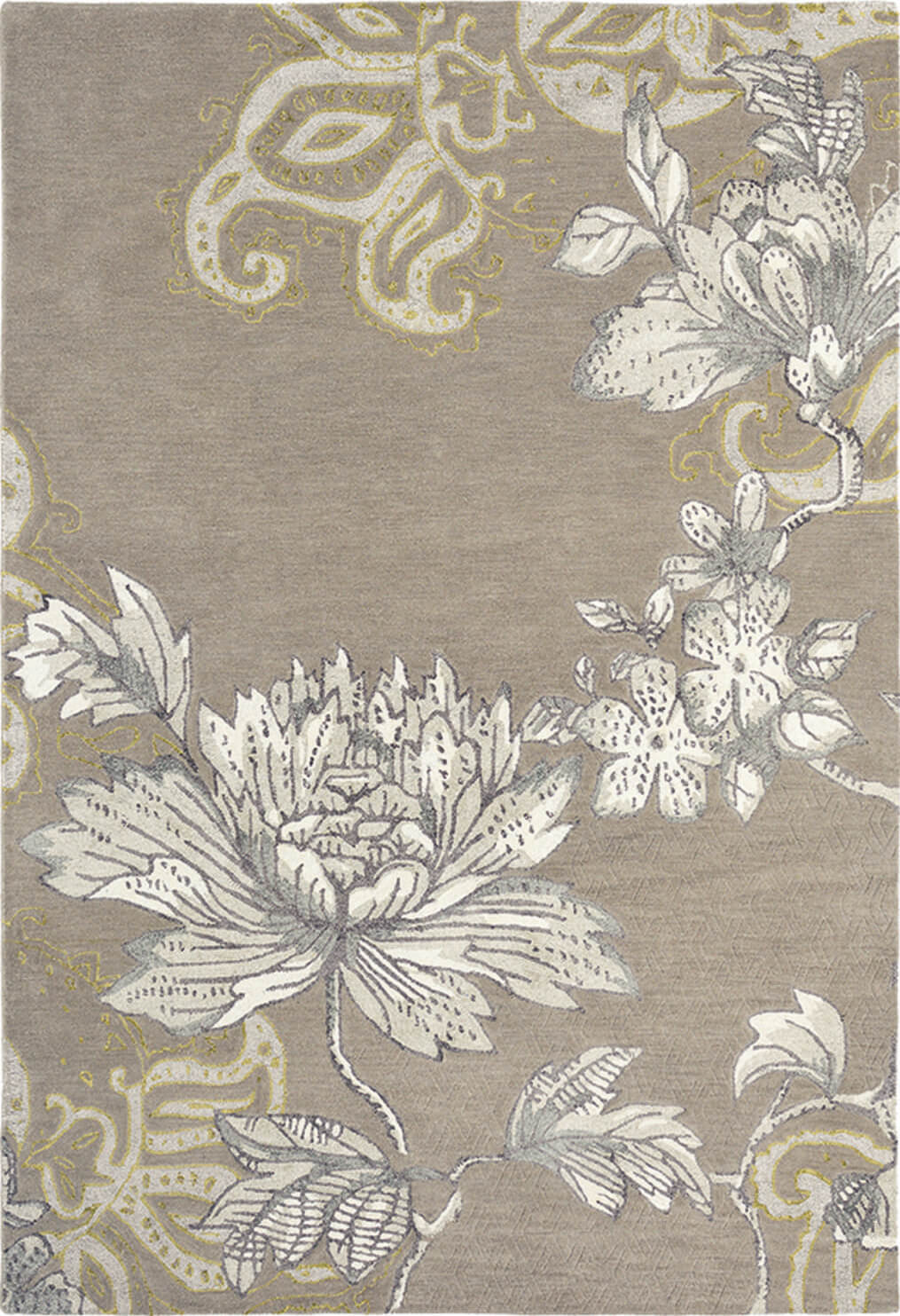 Килим Fable Floral Grey | Розмір: 250 x 350 см